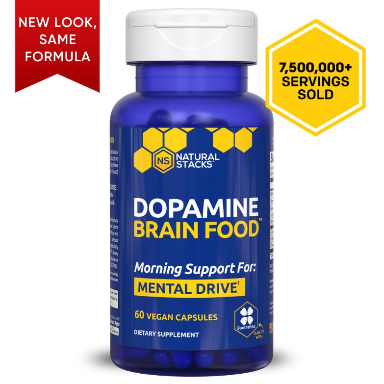 Dopamine Brain Food Supplement do Focus and Mental Drive