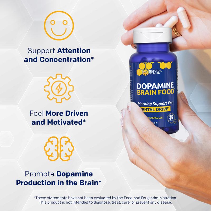 Dopamine Brain Food Supplement do Focus and Mental Drive